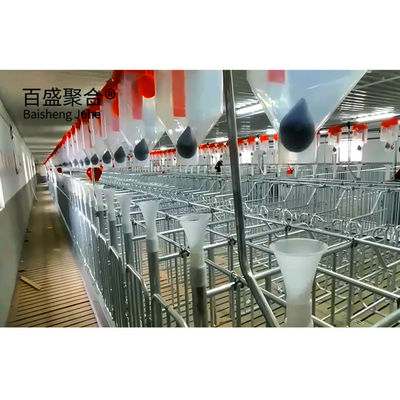 Bangunan Baja Kandang Farrowing untuk Rumah Babi Modern Peternakan Hog Shed Cote Winery Pigsty