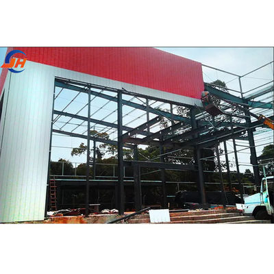 Lokakarya Struktur Baja di Gudang dengan Jendela Alloy Aluminium dan Bingkai Logam Baja