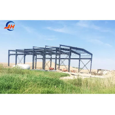 Struktur baja prefabrikasi bengkel Q355B untuk konstruksi struktural