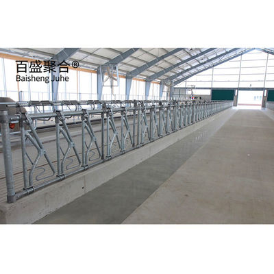 ISO9001 2008/CE/BV Struktur baja bersertifikat Bangunan Pertanian Sarang Sapi untuk Peternakan Kambing