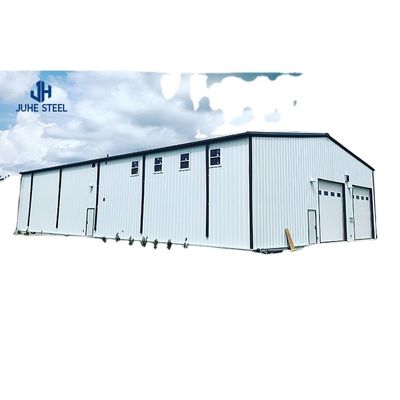 Toko Struktur Baja Kerangka Ringan untuk Gedung Prefab Hall Pameran dalam warna yang disesuaikan