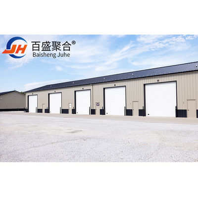 Prefabricated Steel Workshop Metal Building Kits dengan C.Z Shape Steel Channel Purlin