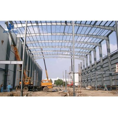 Standar AiSi Pengelasan Ekonomi Populer Desain Ringan Gudang Struktural Logam Prefab