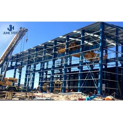 Standar AiSi Pengelasan Ekonomi Populer Desain Ringan Gudang Struktural Logam Prefab