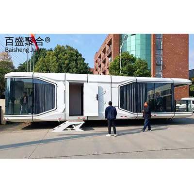 Rumah Kapsul Ponsel Portable Standar Modern Camping Pod untuk Rumah Villa Prefabrikasi