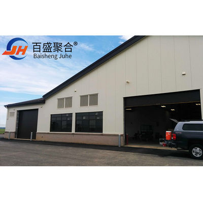 Struktur baja industri Warehouse Frame Bangunan prefab untuk solusi penyimpanan