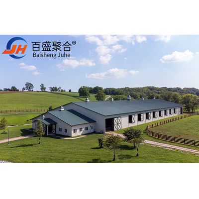 ISO9001 2008/CE/BV Sertifikasi Modern Peternakan Unggas Struktur Baja Ringan Rumah Ayam