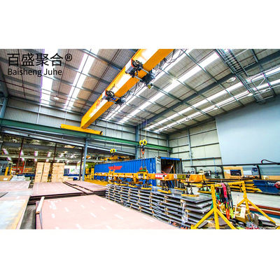 Baja Berkualitas Prefab Metal Frame Bangunan Industri untuk Pertanian Gudang Workshop