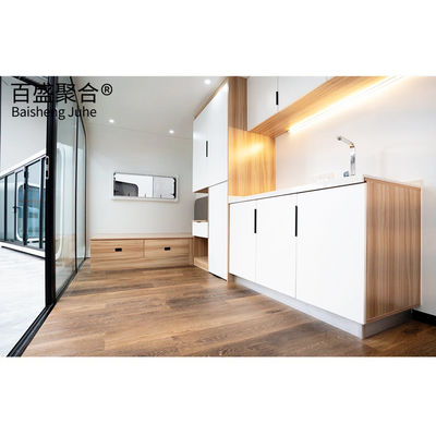 Pengangkutan dan muatan 20ft 40ft Prefab Kontainer Pod Cabin Pindah Kantor Portable Apple Home