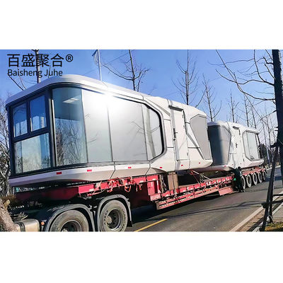 Apple Cabin Prefab Kontainer Rumah Kapsul Ruang Modern Rumah untuk Kantor Luar Ruang