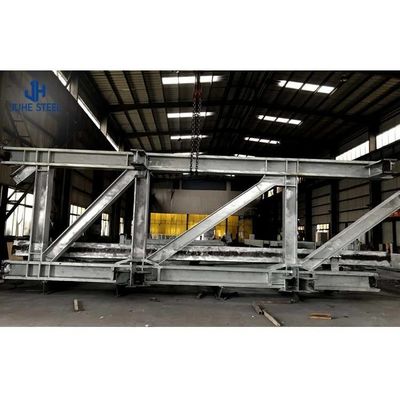 Baja Ringan Q345 Q235 Kerangka Utama Gudang Prefabrikasi untuk bengkel gudang Parkir mobil