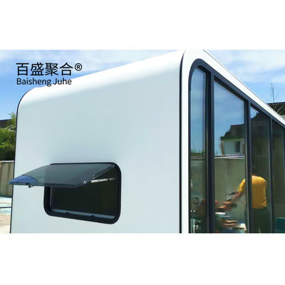 Mobil Integrated House Eco Friendly Galvanized Steel Frame untuk Apple Capsule