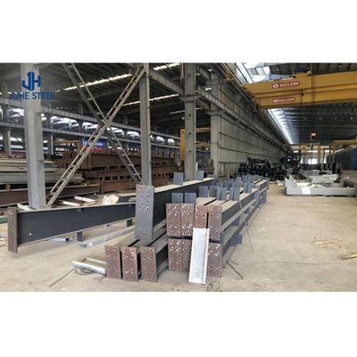 Bentuk H-bentuk baja solid balok utama Frame cepat memasang Struktur baja Gedung gudang