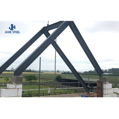 Bentuk H-bentuk baja solid balok utama Frame cepat memasang Struktur baja Gedung gudang