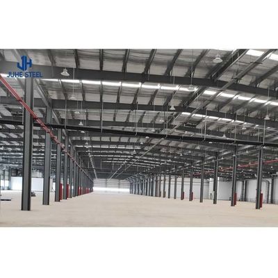 Fast Construction Steel Warehouse with Q235 Q355B Grade and Section Coulmn Struktur Utama