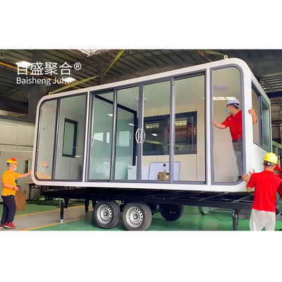 20ft 40ft Kontainer Rumah Mobil Kantor Kerja Pod untuk Outdoor Modern Prefab Rumah