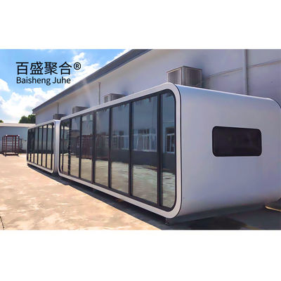 20ft 40ft Kontainer Rumah Mobil Kantor Kerja Pod untuk Outdoor Modern Prefab Rumah