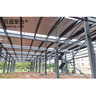 Q355 Q235B Steel Grade Supermarket Rumah Baja Prefab untuk Bangunan Struktur Baja
