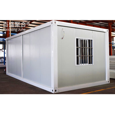 Rumah Kontainer di dengan atap 50/75mm EPS Sandwich Panel / Rock Wool