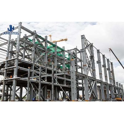 Kerangka utama baja ringan Q345 Q235 Struktur baja prefabrikasi Workshop Warehouse