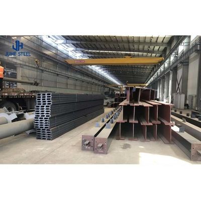 Struktur baja ringan Bangunan industri prefabrikasi untuk sekolah Gudang pusat perbelanjaan