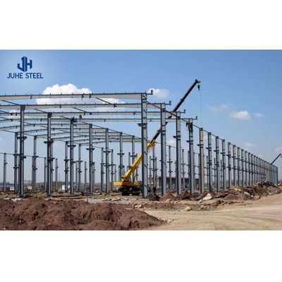 Metal Pre Engineering Bangunan baja komersial untuk gudang bengkel Hangar Garasi