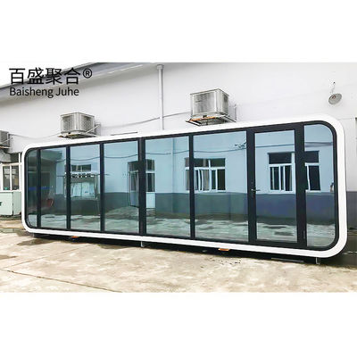 Rumah Kapsul Luar Angkasa Prefab untuk Hotel Villa Modern Modular Apple Cabin Container House