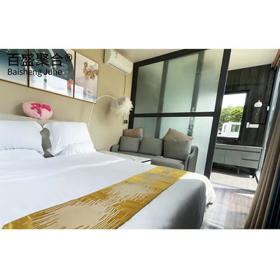 Rumah Kapsul Luar Angkasa Prefab untuk Hotel Villa Modern Modular Apple Cabin Container House