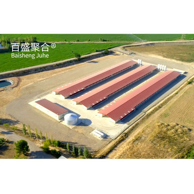 Bangunan Pertanian Steel Shed Prefabricated dengan C.Z Shape Steel Channel Purlin