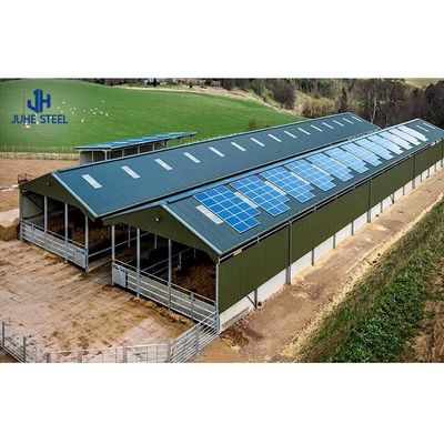Desain khusus Struktur Baja Prefabrikasi Bangunan Industri dengan ruang rangka logam