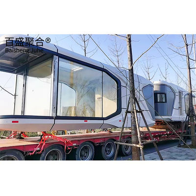 2023 Aluminium Space Capsule Mobile Integrated House Transport dan Load Special Shipment