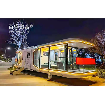 Gaya Desain Modern Warna yang Disesuaikan Kapsul Ruang Smart Home AI Voice Container House