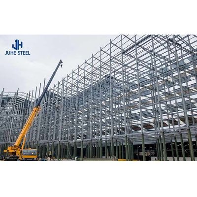Struktur baja modular prefabrikasi gudang logam bangunan bahan bangunan bengkel