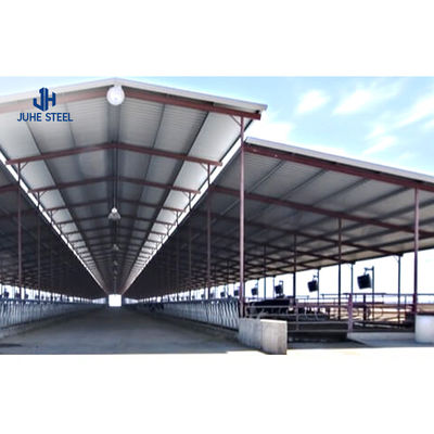 Desain Modern Prefab Hall Bangunan Struktur Baja Diperkuat dengan Desain Gambar CAD