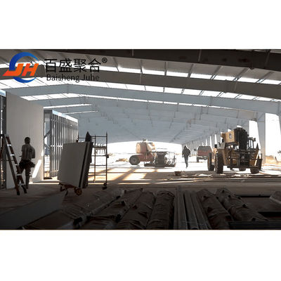 Galvanis Frame Industrial Custom Prefab Rumah dengan C.Z Bentuk Steel Channel Purlin