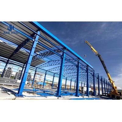 Gudang Struktur Baja Ringan dengan Bangunan Atap Self-Storage dan Frame Prefabrikasi