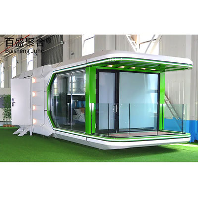 Space Capsule House Resort Toilet Apple Cabin Restoran Rumah Prefabrikasi Untuk Villa