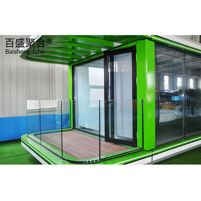 Space Capsule House Resort Toilet Apple Cabin Restoran Rumah Prefabrikasi Untuk Villa