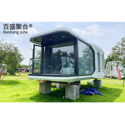 Space Capsule House Resort Toilet Apple Cabin Restoran Rumah Prefabrikasi Untuk Villa