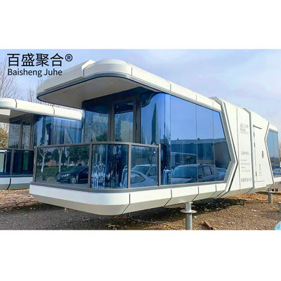Space Capsule House Resort Toilet Apple Cabin Restoran Rumah Prefabrikasi Untuk Villa
