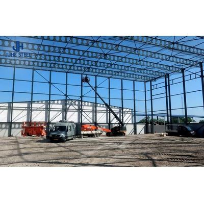 Struktur baja rentang besar Kerangka pabrik Harga gudang prefab dalam aplikasi penyimpanan
