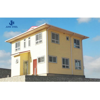 Rumah Kerangka Baja Dengan Baja Karbon Rendah Q235 Q345 Struktur Utama