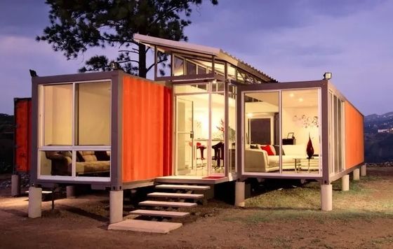 Rumah Kontainer Pengiriman Prefab Movable Seismik Kelas 8 Kelas