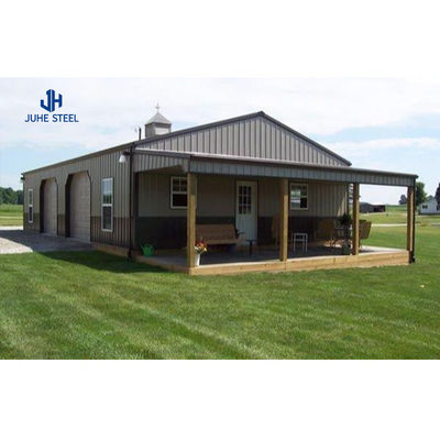 Q235Q345 Struktur Baja Rumah Prefab dengan Instalasi Cepat dan Bahan Karbon Rendah