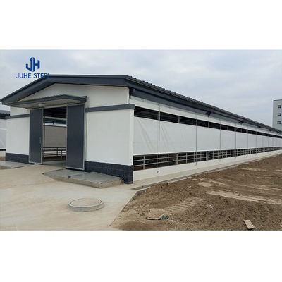Struktur Kerangka Logam Baja Berwarna yang Disesuaikan untuk Desain Kebun Babi Peternakan