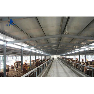 Plastik Lapisan Tabung Bulat Frame Utama Prefab Sarang Sarang untuk Sapi Kuda Domba