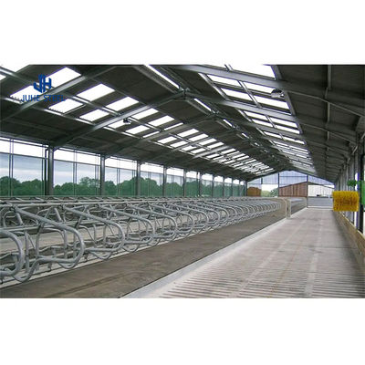 Plastik Lapisan Tabung Bulat Frame Utama Prefab Sarang Sarang untuk Sapi Kuda Domba