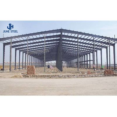 Lokakarya Struktur Baja Gudang Hangar Rumah dengan Balok H Panjang dan tiang tiang I