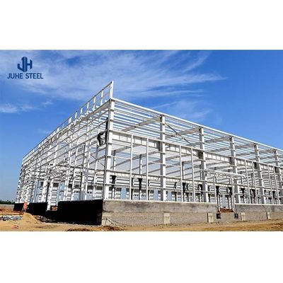 Lokakarya Struktur Baja Gudang Hangar Rumah dengan Balok H Panjang dan tiang tiang I