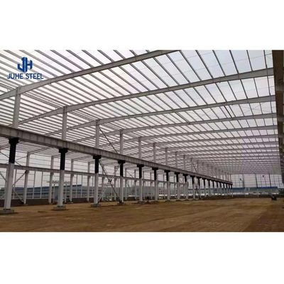 Lokakarya Struktur Baja Gudang Hangar Rumah dengan Balok H Panjang dan tiang tiang I